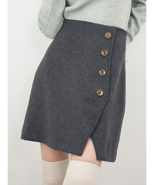 LILY BROWN（リリーブラウン）の「スリットスカショーパン（その他パンツ・レディース・グレー/チェック/ライトベージュ・0/1）」の14枚目の写真