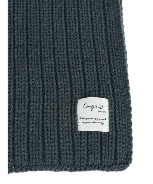 Ungrid(アングリッド)の「リブボリュームマフラー(マフラー・レディース・イエロー/アイボリー/チャコールグレー・FREE)」の13枚目の写真