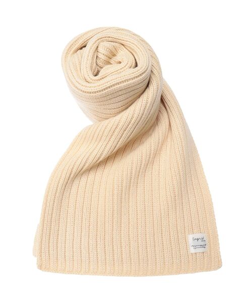 Ungrid(アングリッド)の「リブボリュームマフラー(マフラー・レディース・イエロー/アイボリー/チャコールグレー・FREE)」の15枚目の写真