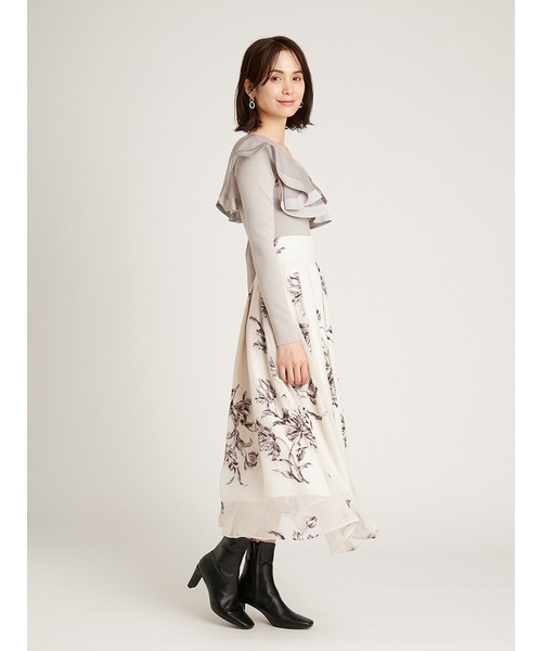 SNIDEL(スナイデル)の「アンクルブーツ(ブーツ・レディース・ブラック/ライトグレー・SMALL/MEDIUM/LARGE)」の6枚目の写真