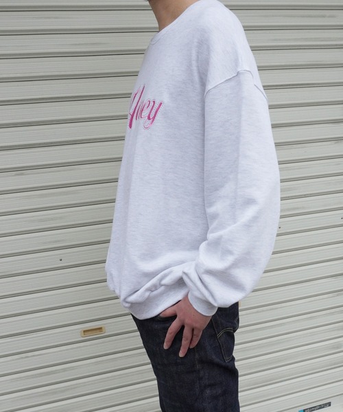 ARCHIVER（アーカイバ）の「【Bz】Honey刺繍裏毛ユニセックスBIGプルオーバー(RZ)（スウェット・レディース・ブラウン/ピンク/ブラック/グレー/オフホワイト・FREE）」の13枚目の写真