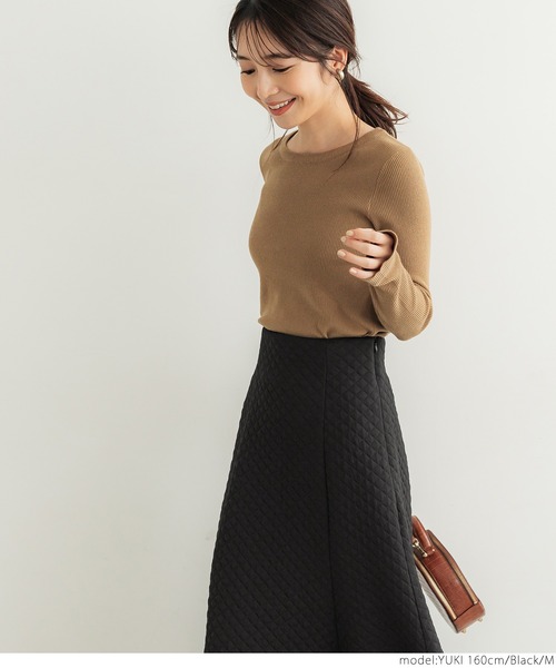 coca（coca）（コカ）の「＼新色登場／キルトマーメイドスカート（スカート・レディース・ブラック/アイボリー・M/L）」の11枚目の写真