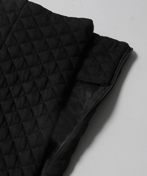 coca（coca）（コカ）の「＼新色登場／キルトマーメイドスカート（スカート・レディース・ブラック/アイボリー・M/L）」の5枚目の写真