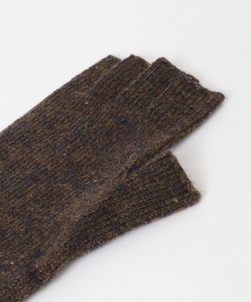 URBAN RESEARCH DOORS（アーバンリサーチドアーズ）の「ウールフィンガーレスグローブ（手袋・メンズ・グレー系その他/ブラウン系その他/チャコールグレー・-）」の6枚目の写真