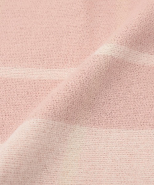 MISCH MASCH（ミッシュマッシュ）の「チェックマフラー（マフラー・レディース・ベビーピンク/グレイッシュベージュ/ライトブルー/ライトグレー・FREE）」の11枚目の写真