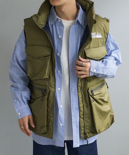 ジャケット・アウター FIRST DOWN MULTI POCKET DOWN VEST FIRST DOWN（ファーストダウン）の「【FIRST DOWN/ファーストダウン