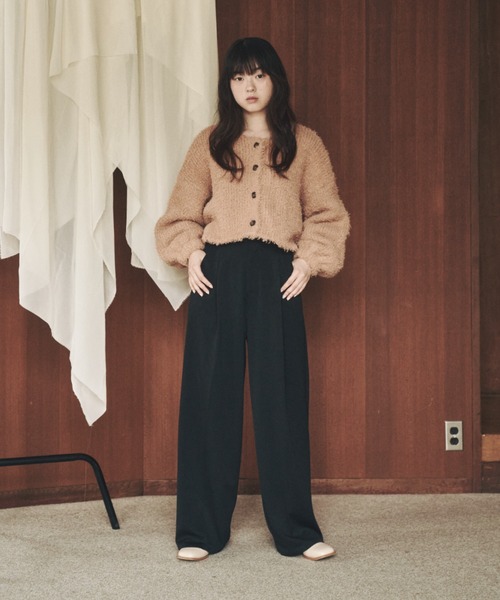 タックパンツ/低身長さん向けSサイズあり（その他パンツ）｜moi