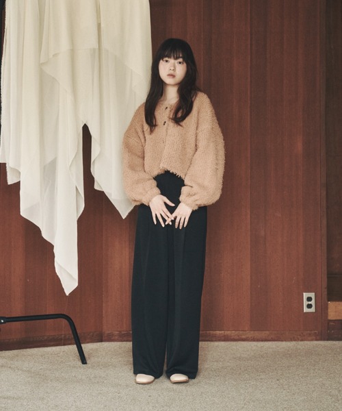 タックパンツ/低身長さん向けSサイズあり（その他パンツ）｜moi