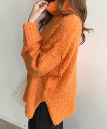 ブークレーハイネックニットプルオーバー