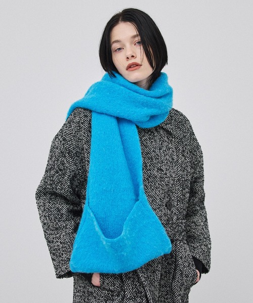 最終価格【定価¥29.700】新品♦︎ アルパカシャギーロゴロングマフラー アルパカシャギーロゴロングマフラー｜メドックの通販｜&mall（アンド