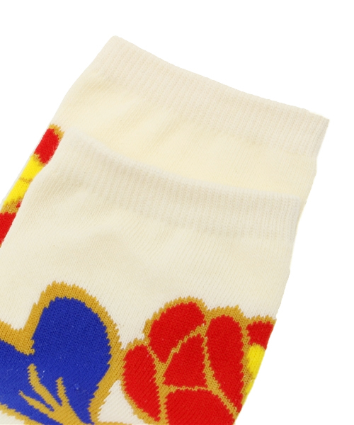 カヤ（カヤ）の「【カヤ】和モダン椿足袋23～25cm（ソックス/靴下・レディース・その他10・FREE）」の2枚目の写真