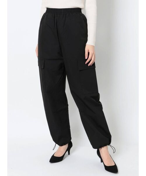 MURUA（ムルーア）の「ベネシャンカーゴパンツ（カーゴパンツ・レディース・アイボリー/ブラック/カーキ/ピンク/ベージュ/オレンジ・FREE）」の3枚目の写真