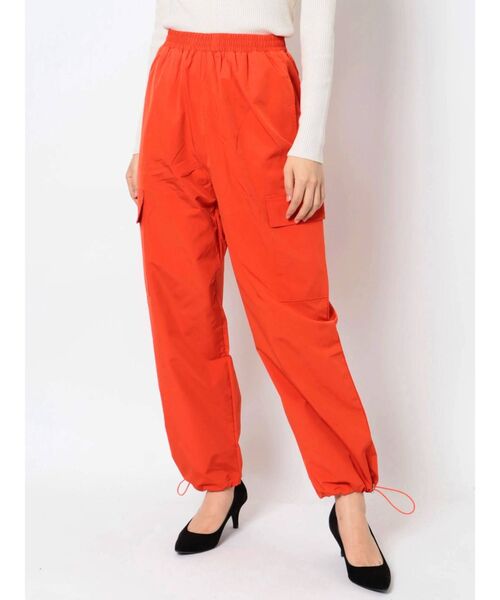 MURUA（ムルーア）の「ベネシャンカーゴパンツ（カーゴパンツ・レディース・アイボリー/ブラック/カーキ/ピンク/ベージュ/オレンジ・FREE）」の7枚目の写真