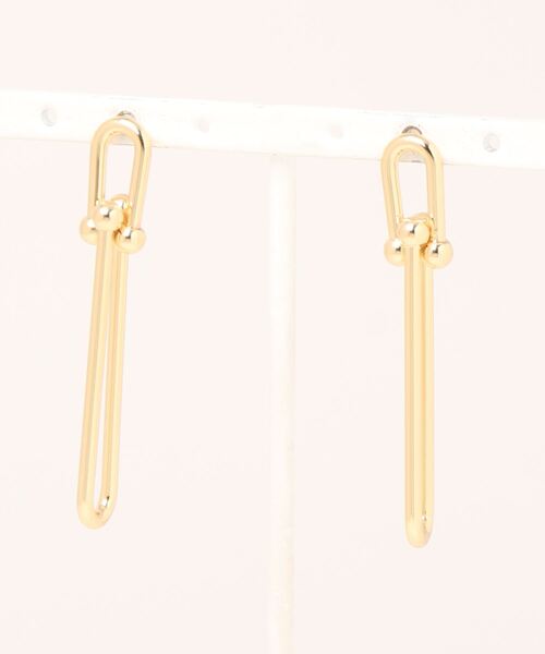 Burner（バーナー）の「【OKUOKU　0909】 チェーンモチーフピアス oku-pierce-641676721781-55（ピアス（両耳用）・レディース・A/B・FREE）」の5枚目の写真