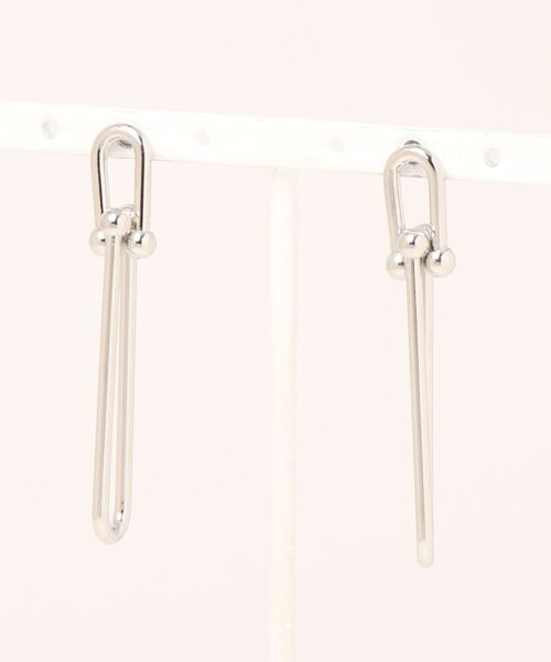 Burner（バーナー）の「【OKUOKU　0909】 チェーンモチーフピアス oku-pierce-641676721781-55（ピアス（両耳用）・レディース・A/B・FREE）」の6枚目の写真