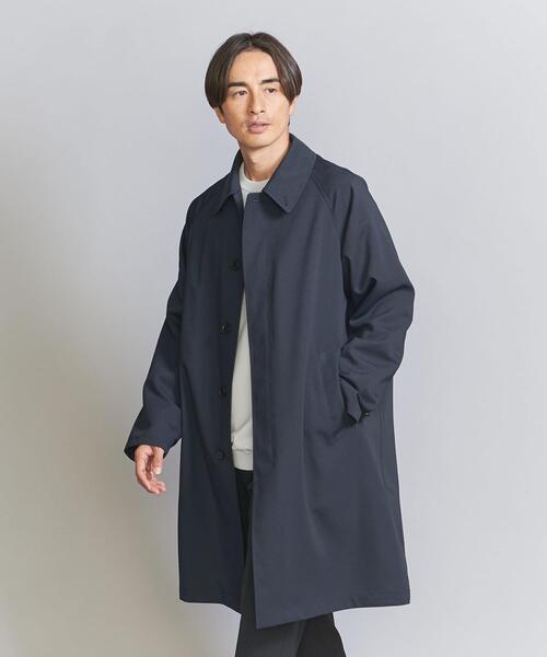 BEAUTY&YOUTH UNITED ARROWS(ビューティーアンドユースユナイテッドアローズ)の「クリアリー ツイル バルカラー コート(ステンカラーコート・メンズ・ネイビー/ライトグレー/ベージュ・S/M/L/XL)」の11枚目の写真