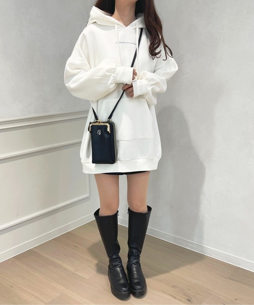 apres jour（アプレジュール）の「フェイクレザーマルチケース【ZOZOTOWN限定アイテム】（ショルダーバッグ・レディース・ブラック/アイボリー・フリー）」の6枚目の写真