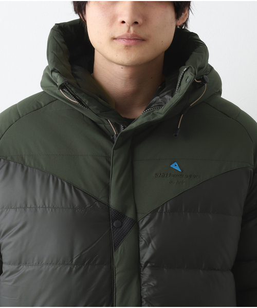 KLATTERMUSEN（クレッタルムーセン）の「【KLATTERMUSEN / クレッタルムーセン】OFF THE MOUNTAIN 32 Leviten（ダウンジャケット/コート・メンズ・ベージュ/グリーン・MEDIUM/LARGE）」の7枚目の写真