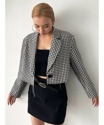 EMODA | クロップドスーツジャケット(テーラードジャケット)