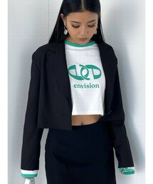 EMODA | クロップドスーツジャケット(テーラードジャケット)