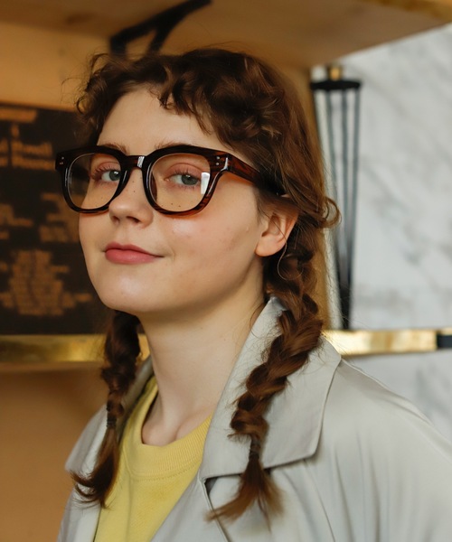 Birthday room（バースデイルーム）の「セミワイドフレーム伊達メガネ（メガネ・レディース・ブラック/ブラウン・FREE）」の20枚目の写真