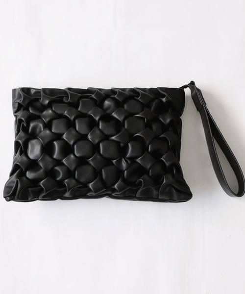 antiqua（アンティカ）の「2wayクラッチバッグ（クラッチバッグ・レディース・ブラック・FREE）」の4枚目の写真