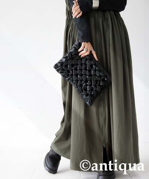 antiqua（アンティカ）の「2wayクラッチバッグ（クラッチバッグ・レディース・ブラック・FREE）」の3枚目の写真