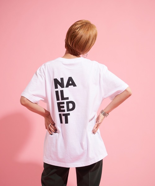 NOMINE(ノミネ)の「オリジナルロゴTシャツ(Tシャツ/カットソー・レディース・ホワイト/チャコールグレー/パープル/グレー/ホワイト系その他/レモンイエロー・フリー)」の3枚目の写真