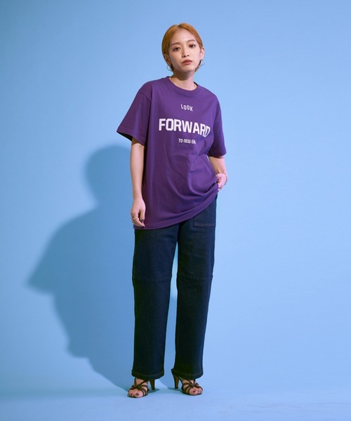 NOMINE(ノミネ)の「オリジナルロゴTシャツ(Tシャツ/カットソー・レディース・ホワイト/チャコールグレー/パープル/グレー/ホワイト系その他/レモンイエロー・フリー)」の22枚目の写真