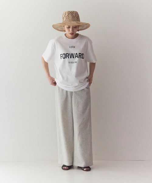 NOMINE(ノミネ)の「オリジナルロゴTシャツ(Tシャツ/カットソー・レディース・ホワイト/チャコールグレー/パープル/グレー/ホワイト系その他/レモンイエロー・フリー)」の16枚目の写真