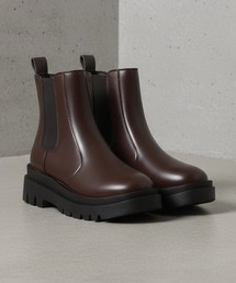 LibertyDoll（リバティードール）の「+5cm 軽量厚底 ユニセックス スクエアトゥトラックソールブーツ（ブーツ）」