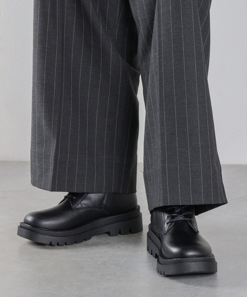 セール】軽量厚底 ユニセックス スクエアトゥトラックソール