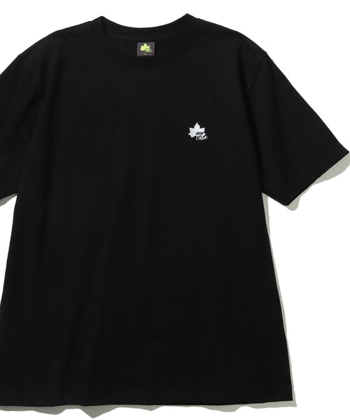 LOGOS park（ロゴスパーク）の「【LOGOS Park/ロゴスパーク】リサイクルコットン ショートスリーブ ワンポイントロゴTシャツ（Tシャツ/カットソー・メンズ・オレンジ/チャコール/ベージュ/ネイビー/イエロー/ベージュ系その他/杢グレー/オフホワイト/カーキ/サックスブルー/カーキ系/ベージュ系/ホワイト/ブルー/ダークオレンジ/ブラック・2L/M/L/LL）」の4枚目の写真