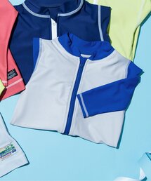 BREEZE（ブリーズ）の「【UVカット】前開き長袖ラッシュガード（ラッシュガード・キッズ）」