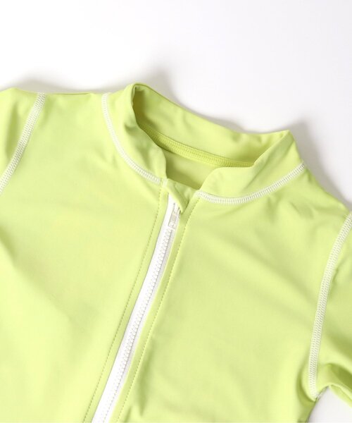 BREEZE（ブリーズ）の「【UVカット】前開き長袖ラッシュガード（ラッシュガード・キッズ・レインボー/ピンク/ブルー/ネイビー/ライム・80/130/90/120/140/100/110）」の11枚目の写真