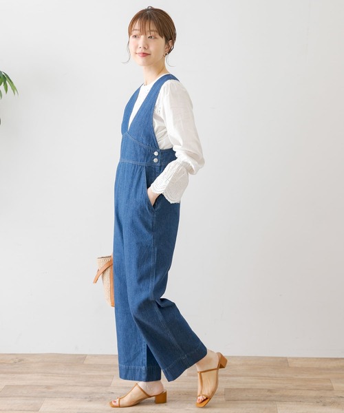 URBAN RESEARCH Sonny Label(アーバンリサーチサニーレーベル)の「2WAYスカラップコットンレースブラウス(シャツ/ブラウス・レディース・オフホワイト/グレー/ブラック/ラベンダー・FREE)」の13枚目の写真