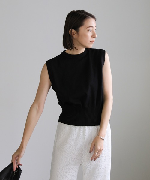 ZOZO限定】バックデザインノースリーブニット（ニット/セーター
