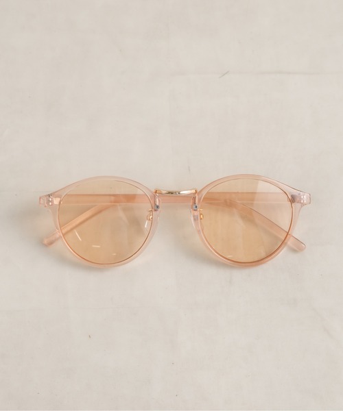 OLIVE des OLIVE（オリーブデオリーブ）の「ピンクシアフレームサングラス（サングラス・レディース・ピンク・FREE）」の2枚目の写真
