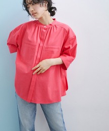 【WEB限定】リネンステッチワークシャツ