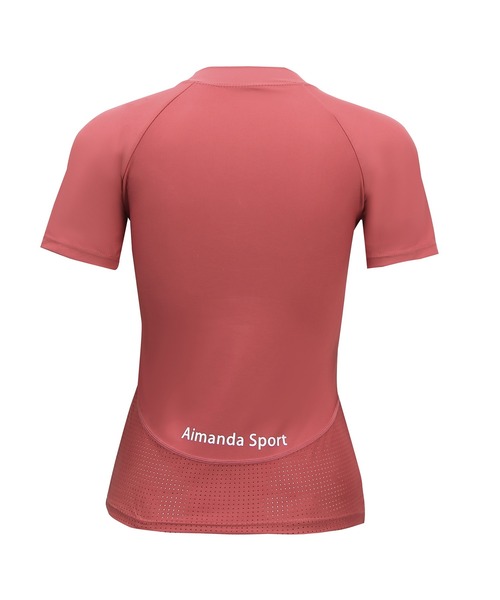 レディース水着体型カバー 半袖メッシュラッシュガード+ショートパンツ+キャップ 3点セット（水着）｜TeddyShop（テディショップ）