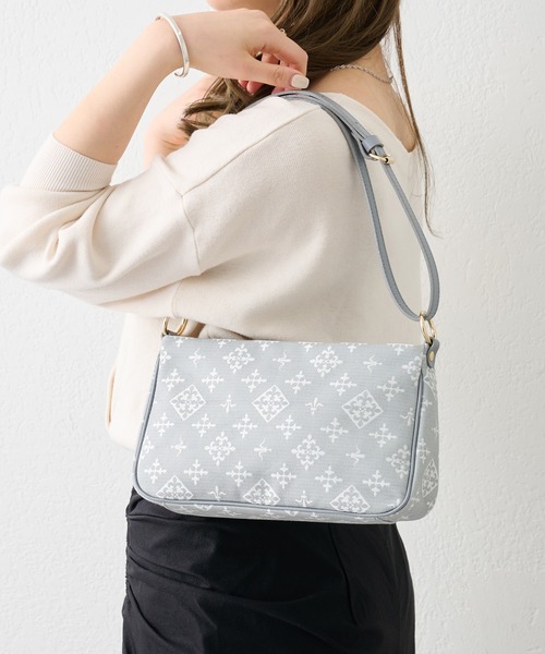 russet(ラシット)の「ショルダーバッグ(CE-1074-WEB)(ショルダーバッグ・レディース・ライトグレー/ベージュ・FREE)」の17枚目の写真