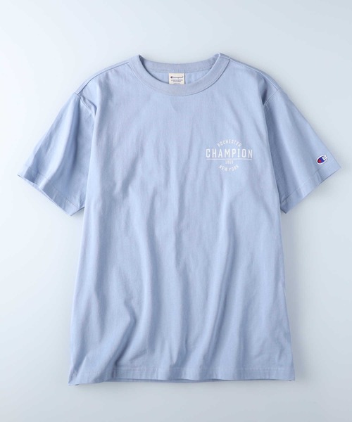 Champion（チャンピオン）の「【Champion】ワンポイントプリントＴシャツ（Tシャツ/カットソー・レディース・ホワイト/ブルー・M/L）」の7枚目の写真