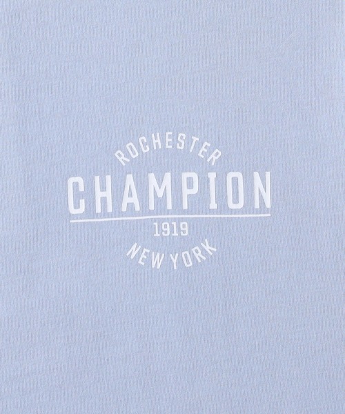 Champion（チャンピオン）の「【Champion】ワンポイントプリントＴシャツ（Tシャツ/カットソー・レディース・ホワイト/ブルー・M/L）」の9枚目の写真