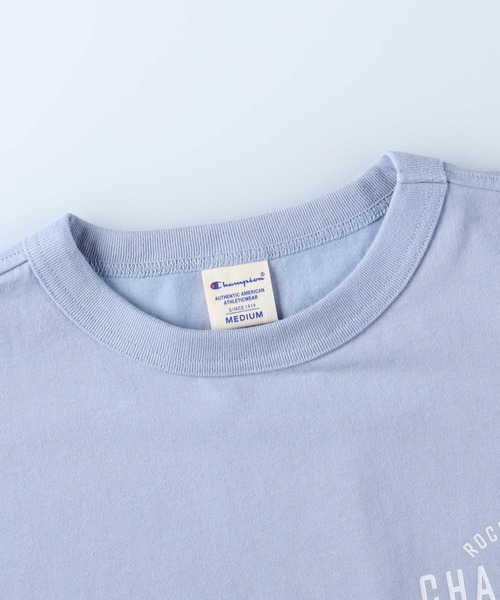 Champion（チャンピオン）の「【Champion】ワンポイントプリントＴシャツ（Tシャツ/カットソー・レディース・ホワイト/ブルー・M/L）」の10枚目の写真