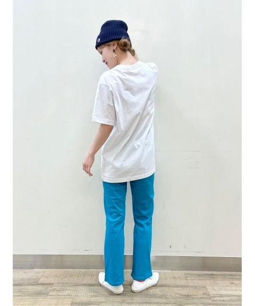 Champion（チャンピオン）の「【Champion】ワンポイントプリントＴシャツ（Tシャツ/カットソー・レディース・ホワイト/ブルー・M/L）」の15枚目の写真