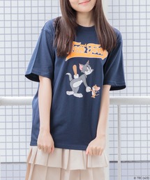 【公式】トムとジェリー クルーネック半袖Tシャツ