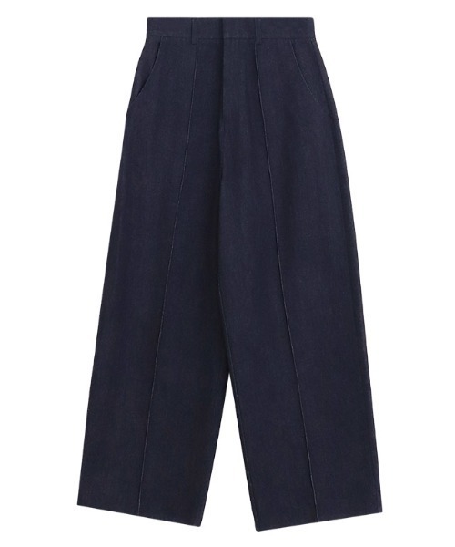 RASW（ラス）の「[RASW] ピンタックスラックスデニムパンツ（デニムパンツ・レディース・インディゴブルー/ブルー・M/L/S）」の20枚目の写真