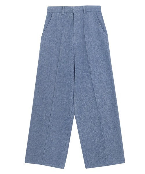 RASW（ラス）の「[RASW] ピンタックスラックスデニムパンツ（デニムパンツ・レディース・インディゴブルー/ブルー・M/L/S）」の6枚目の写真