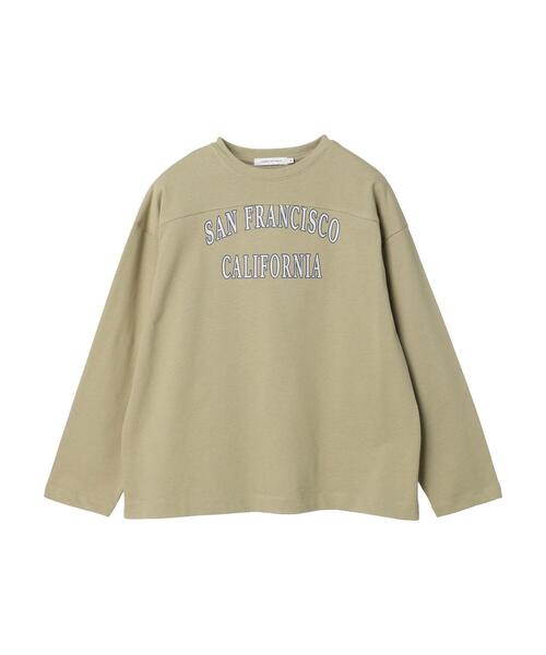 AMERICAN HOLIC(アメリカンホリック)の「ラガー切り替えロゴカットプルオーバー(Tシャツ/カットソー・レディース・イエロー/オフホワイト/チャコールグレー・M/L)」の18枚目の写真