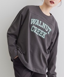 AMERICAN HOLIC | ラガー切り替えロゴカットプルオーバー(Tシャツ/カットソー)